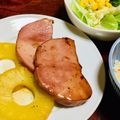 皿猿♪'s cooksnap of when they made パイナップルとハムのステーキ.