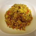 ♪チビひなた♪'s cooksnap of when they made 簡単☆カレー炒飯.