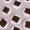 華夢那's cooksnap of when they made マシュマロクッキーonチョコレート.