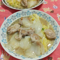 赤い電話's cooksnap of when they made 鶏ももと白菜のとろみ炒め.