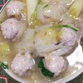 こずっぺ's cooksnap of when they made ふわふわ鶏団子のおかわりスープ*･.
