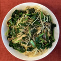caruga's cooksnap of when they made じゃことほうれん草の和風パスタ♪.