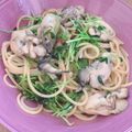 ＊みどり's cooksnap of when they made 牡蠣の和風ペペロンチーノパスタ.