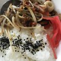 クックBLTENE☆'s cooksnap of when they made ゴーヤひき肉もやしピーマンの塩昆布炒め.
