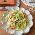 Newチヨコっと♪'s cooksnap of when they made クレソルだけ～♡かにかまとキャベツ炒め★.
