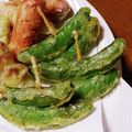カレンガール's cooksnap of when they made スナップエンドウの磯辺揚げ☆.