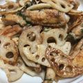 ⌘sakura⌘'s cooksnap of when they made ひざ軟骨とレンコンの大葉炒め★.