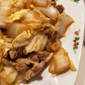 おにぎりちゃんママ's cooksnap of when they made 冷蔵庫のもので！豚バラと白菜のネギ塩炒め.
