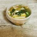 さくらん餅's cooksnap of when they made 春菊の中華風スープ.