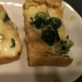 初心者mt's cooksnap of when they made 栃尾揚げの【ネギ味噌マヨピザ】.