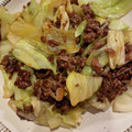 ゆうゆう715's cooksnap of when they made 簡単おかず:キャベツと挽き肉の甘辛炒め.
