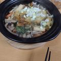 ラベンダー's cooksnap of when they made 麺つゆで簡単美味しい鍋焼きうどん♡1人前.