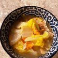 さこあ's cooksnap of when they made 秋鮭のあら汁～みそ仕立て～.