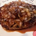 ぶぅ〜ころ's cooksnap of when they made ココス風■再現■和風ハンバーグ■玉ねぎ.