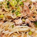みぽぴぽ's cooksnap of when they made 大活躍おかず！豚肉ともやしの梅肉炒め♬.
