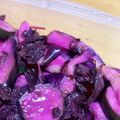 にゃご飯's cooksnap of when they made 夏野菜を市販の赤紫蘇塩漬けで簡単しば漬け.