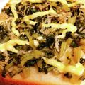 こずっぺ's cooksnap of when they made 野菜不足解消☆意外に合う♪大根葉トースト.
