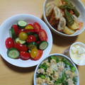 よちりん's cooksnap of when they made ミニトマトとキュウリの簡単洋風サラダ.