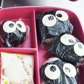 こりょう's cooksnap of when they made キャラ弁☆まっくろくろすけおにぎり弁当.