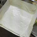こよんた's cooksnap of when they made 牛乳パックで手作り特大スクエア型.