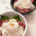 ちゃまたまご's cooksnap of when they made 簡単♪マグロの山かけ丼.