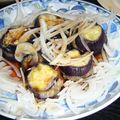 みくたく's cooksnap of when they made ＊ナスとひき肉のレンジ蒸し＊香味ソースで.