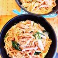 ★kokomama★'s cooksnap of when they made 鉄板イタリアンスパゲティ風(ナポリタン).