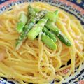 AKI∵'s cooksnap of when they made アスパラと明太子のパスタ♪.