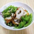 ＠迷子＠'s cooksnap of when they made レンジで♪ピーマンと竹輪の和風ナムル.