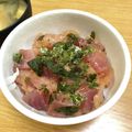 たしろさん's cooksnap of when they made マグロの漬け丼.