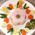 ばぁばパパ's cooksnap of when they made 離乳食後期ひな祭り*菱餅型のちらし寿司風.