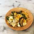 ナピト's cooksnap of when they made きのことネギのオープンオムレツ.