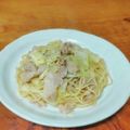 acacia_hg's cooksnap of when they made 豚肉とキャベツのにんにくバター醤油パスタ.