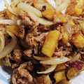 まやしゅうまま's cooksnap of when they made 節約！豚肉とさつまいものうまうま炒め.