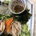 明日の風☆'s cooksnap of when they made ～美味しすぎます！肝醤油＆鮑のコンビ～.