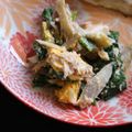 ＊実月＊'s cooksnap of when they made レンジで簡単☆牛蒡と小松菜のデリサラダ。.