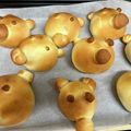 かのと's cooksnap of when they made 簡単かわいいクマの手作りパン♪.