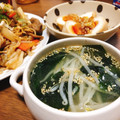 みぃぃちゃま's cooksnap of when they made もやしとわかめの中華風スープ.