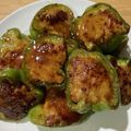 エビビンバ's cooksnap of when they made 豚ミンチ豆腐でふんわり！ピーマンの肉詰め.