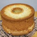 ゆうひな's cooksnap of when they made しっとりふわふわ バナナシフォンケーキ.