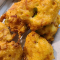 ★Megtann☆'s cooksnap of when they made 混ぜるだけ枝豆とベーコンと豆腐の揚げ物☆.
