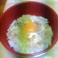 sounyan☆'s cooksnap of when they made 丸鶏たまごかけご飯.