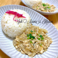 YUH♡ママ's cooksnap of when they made 鶏ひき肉とエノキの節約丼♪.