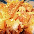 こずっぺ's cooksnap of when they made １人ランチ☆めんつゆで簡単カツ丼☆.
