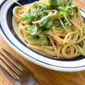 ayayahoney's cooksnap of when they made 簡単絶品ネギのパスタ.