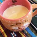 るんちゃん168's cooksnap of when they made あんこと牛乳で超簡単！ホットあずきラテ.