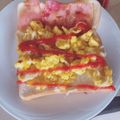 Noa1112's cooksnap of when they made 簡単！ベーコンエッグチーズトースト！.