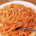 ジェントリ's cooksnap of when they made コストコのトマトソースで簡単パスタ.
