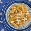 mmameco's cooksnap of when they made 長いもとキムチのチヂミ.