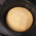クック4LR4GD☆'s cooksnap of when they made HMで炊飯器で分厚いふわふわホットケーキ.